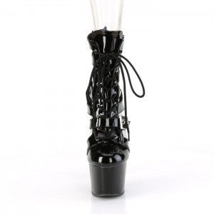 Black Pleaser Adore-1013MST Women's Boots | YJ2905461