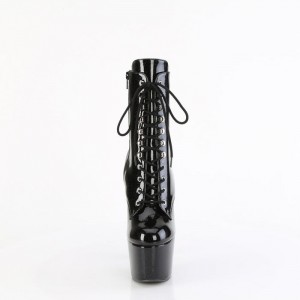 Black Pleaser Adore-1020GP Women's Boots | OB3692417