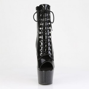 Black Pleaser Adore-1021GP Women's Boots | TR1670435