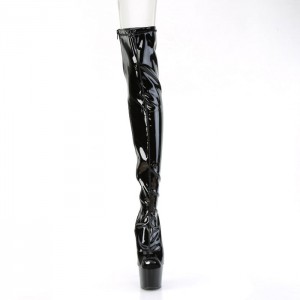 Black Pleaser Adore-3011 Women's Boots | KF5810963