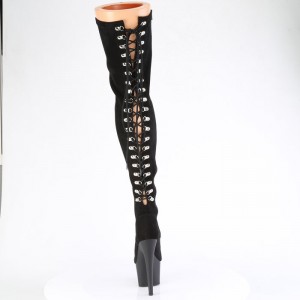 Black Pleaser Adore-3063 Women's Boots | RJ0345812