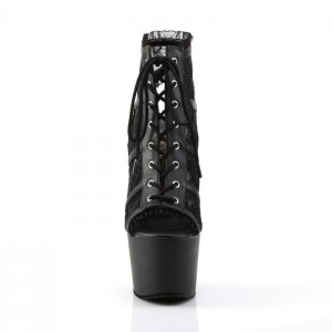 Black Pleaser Adore-796LC Women's Boots | UO5409638