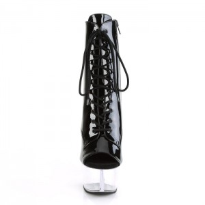 Black Pleaser Aspire-1021 Women's Boots | YJ2897546