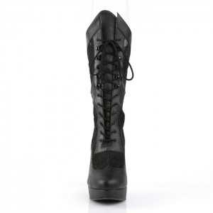 Black Pleaser Chloe-115 Women's Boots | AN0946278