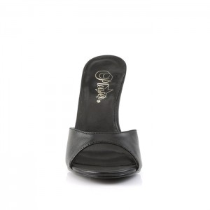 Black Pleaser Classique-01 Women's Slides | YV6513470