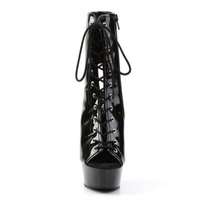 Black Pleaser Delight-1016 Women's Boots | DK4851076