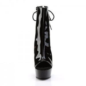 Black Pleaser Delight-1018 Women's Boots | EC0329675