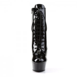 Black Pleaser Delight-1020 Women's Boots | FD7231945