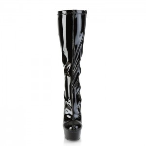 Black Pleaser Delight-2029 Women's Boots | IZ3748915