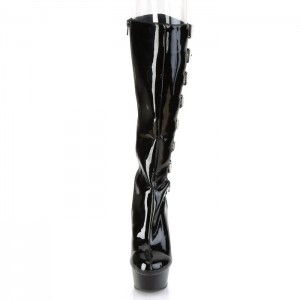 Black Pleaser Delight-2047 Women's Boots | VC2907453