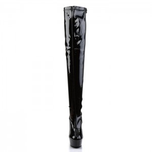 Black Pleaser Delight-3000 Women's Boots | YM1254039