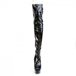 Black Pleaser Delight-3011 Women's Boots | SZ0561923