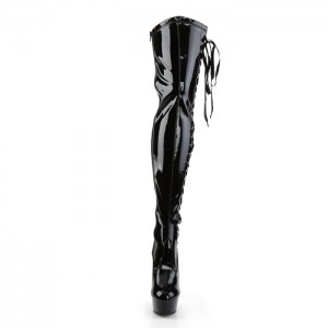 Black Pleaser Delight-3050 Women's Boots | EZ8097613