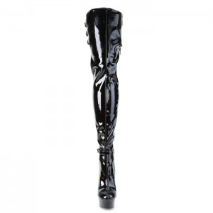 Black Pleaser Delight-3055 Women's Boots | RL9205814