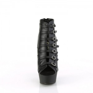 Black Pleaser Delight-600-11 Women's Boots | MK4691803