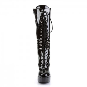 Black Pleaser Exotica-2020 Women's Boots | KG0257196