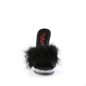 Black Pleaser Glory-501F-8 Women's Slides | KO3948752