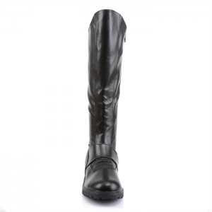 Black Pleaser Gotham-100 Women's Boots | ZD5319260