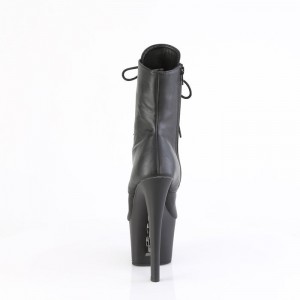 Black Pleaser Knucks-1020 Women's Boots | RG5481976