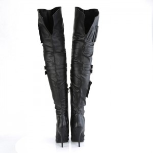 Black Pleaser Seduce-3019 Women's Boots | XS0165947