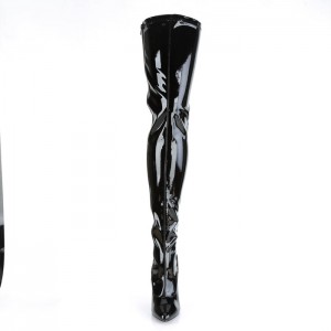 Black Pleaser Seduce-3063 Women's Boots | UQ3906451