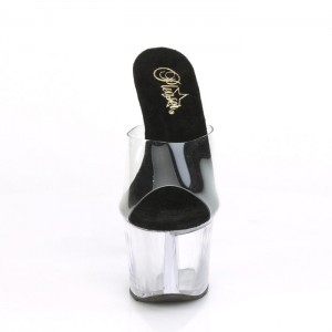 Black Pleaser Sky-301 Women's Slides | HG5068973