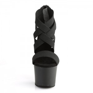 Black Pleaser Sky-369 Women's Sandals | FW4216589