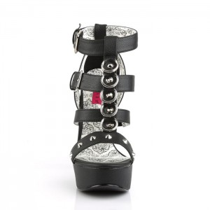 Black Pleaser Teeze-42W Women's Sandals | ML8759641