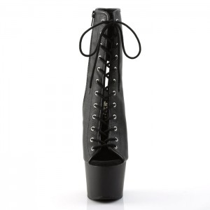 Black / Black Pleaser Adore-1016 Women's Boots | SM8973651