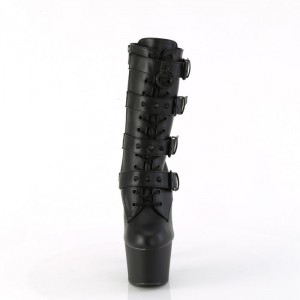 Black / Black Pleaser Adore-1046 Women's Boots | IP8675439