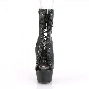 Black / Black Pleaser Aspire-1016 Women's Boots | JV8326409