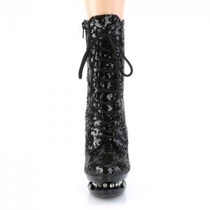 Black / Black Pleaser Blondie-R-1020 Women's Boots | HL7541063