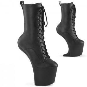 Black / Black Pleaser Craze-1040 Women's Boots | RW0781546