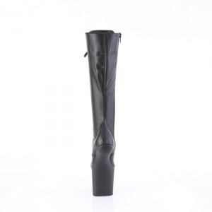 Black / Black Pleaser Craze-2023 Women's Boots | VG7014568