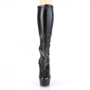 Black / Black Pleaser Delight-2000 Women's Boots | SR4861032