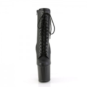 Black / Black Pleaser Enchant-1040PK Women's Boots | WX1875492