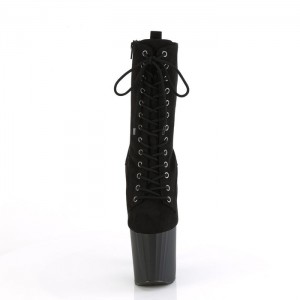 Black / Black Pleaser Enchant-1040 Women's Boots | IS4061583