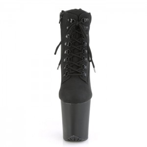 Black / Black Pleaser Flamingo-800TL-02 Women's Boots | EN6051249