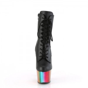 Black / Multicolor Pleaser Adore-1020RC Women's Boots | OX8964750