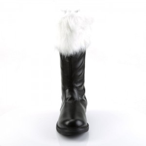 Black / White Pleaser Santa-100 Women's Boots | XQ1624593