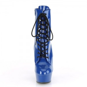 Blue Pleaser Delight-1020 Women's Boots | HU3652147