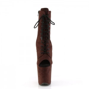 Brown Pleaser Flamingo-1021FS Women's Boots | UV5928043