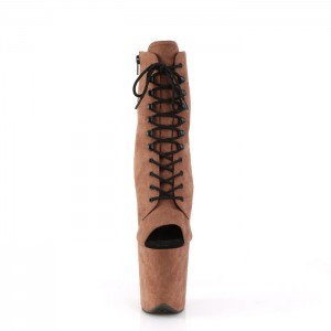 Brown Pleaser Flamingo-1021FS Women's Boots | WG8742690