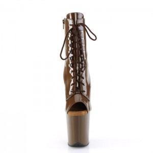 Brown Pleaser Flamingo-1021 Women's Boots | QI7104568