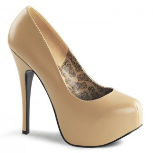 Brown Pleaser Teeze-06 Women's Pumps | LS9716058