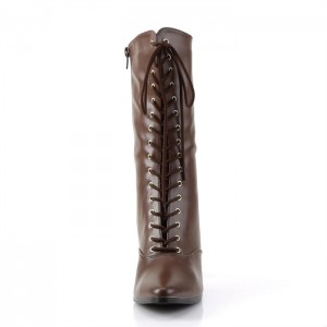 Brown Pleaser Victorian-120 Women's Boots | WQ7685409