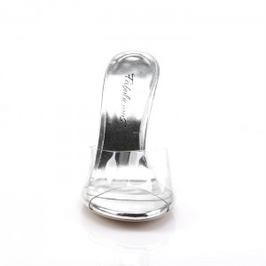 Clear Pleaser Clearly-401 Women's Slides | MU8975613