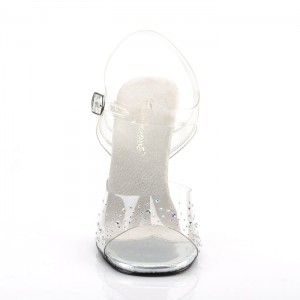 Clear Pleaser Gala-08SD Women's Sandals | YV0981243