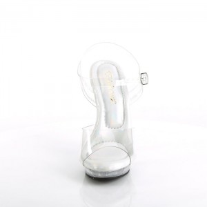 Clear Pleaser Lip-108MG Women's Sandals | VZ3205149