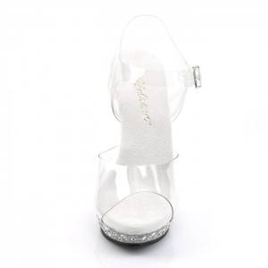 Clear Pleaser Lip-108SDT Women's Sandals | ER1967458